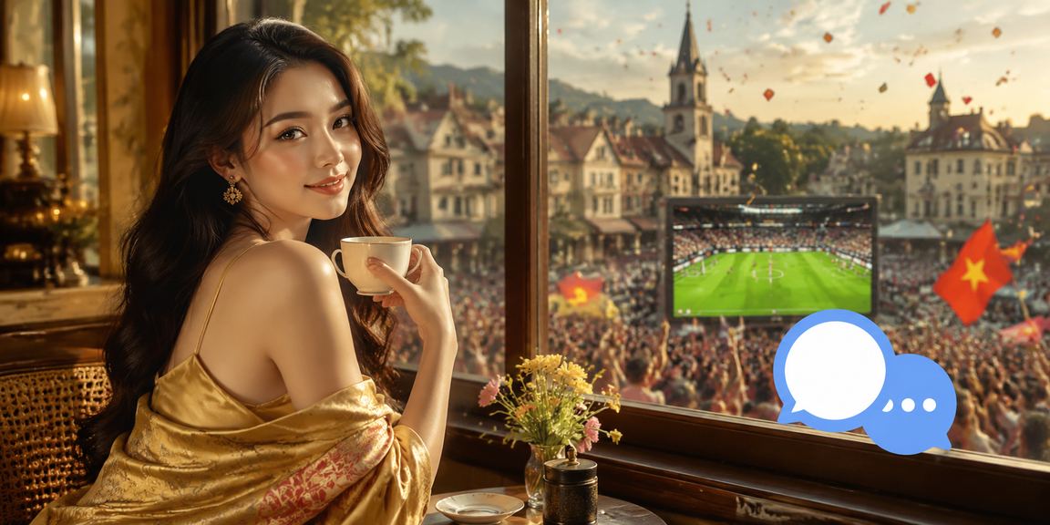 Người dùng thư giãn tại Đà Lạt vừa uống cà phê vừa xem kết quả xổ số mod18