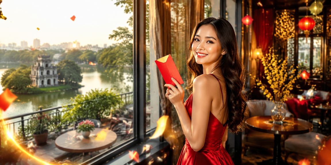Phong bì đỏ ưu đãi và ly cà phê Việt tại Hà Nội – không khí nhận thưởng mod18